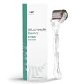 Derma Roller 0.30mm Titanium 192 Micro Needles Face Beard Dermal Roller (Crystal)