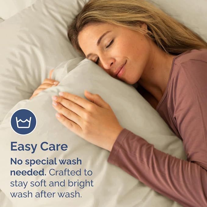 King Pillow Cases - 2 Pack - Super Soft Pillowcase Covers - Envelope Enclosure - Hotel Quality Pillow Protectors - Wrinkle Free, Fade, Shrink & Stain Resistant - Machine Washable - 20" x 40" (Wheat)