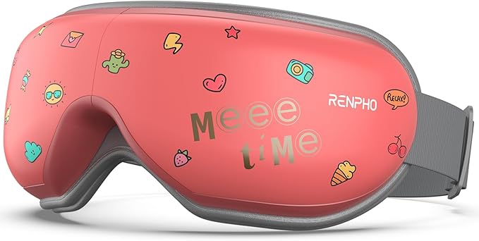 RENPHO Eyeris 1 Eye Massager with Heat, Christmas Birthday Gifts for Women Men Mom Dad Her Him, FSA Eligible HSA Eye Mask for Migraine, Smart Sleep Mask for Dry Eyes Relax, Reduce Strain