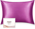 Adubor 100% Silk Pillowcase - Mulberry Silk Pillow Cases, 23 Momme 6A Grade Fibers, Silk Pillow Case for Hair and Skin Health, with Hidden Zipper (Queen 20''x30'', Dark Purple, 1PC)