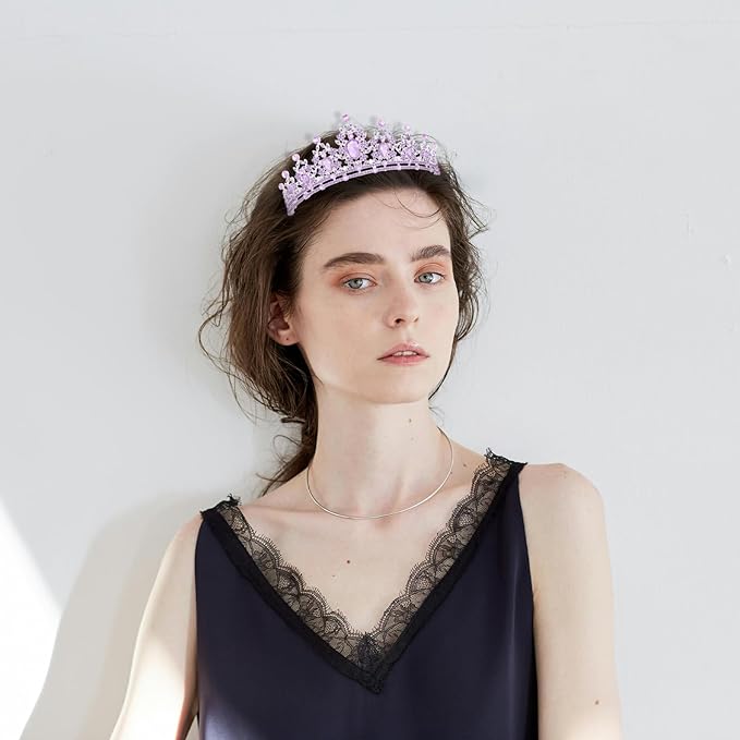 Princess Tiara and Crown for Women Wedding Tiaras for Bridal girls Tiaras and Crystal Crowns Rhinestone Headband Metal Hair Accessories for Costume Birthday Party Prom Gifts