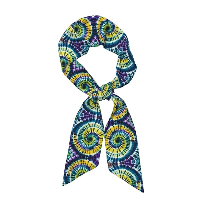 Headband Colorful Tie Dye Art Hair Band for Women Girls Lady, Fashion Hairband Scarf Yoga Fitness Shower Sweat Band Headbands Long Make Up Wrap Head Decor