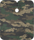 ALAZA Vintage Camouflage Barber Cape for Men Women, Waterproof Haircut Apron Beard Shaving Bib Hair Cutting Cloth 55 x 65 Inch
