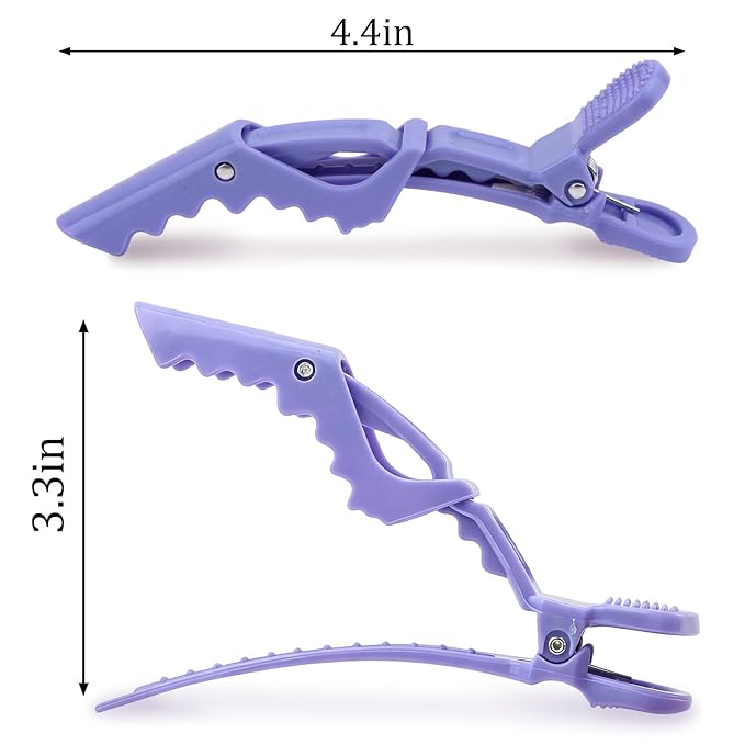30 Pack Alligator Hair Clips for Styling Sectioning Large Salon Pro Hair Clips for Barber Hair Coloring, Cutting, Sectioning Big Gator Clips Hair Styling Accessories for Women MenMulticolor
