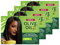 ORS Olive Oil Built-In Protection Full Application No-Lye Hair Relaxer Normal Strength (Pack of 4)