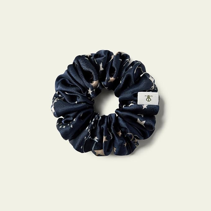 LILYSILK Silk Hair Scrunchies Ties for Frizz & Breakage Prevention 100% Mulberry No Damage Elastic Ponytail Holders, Scorpio