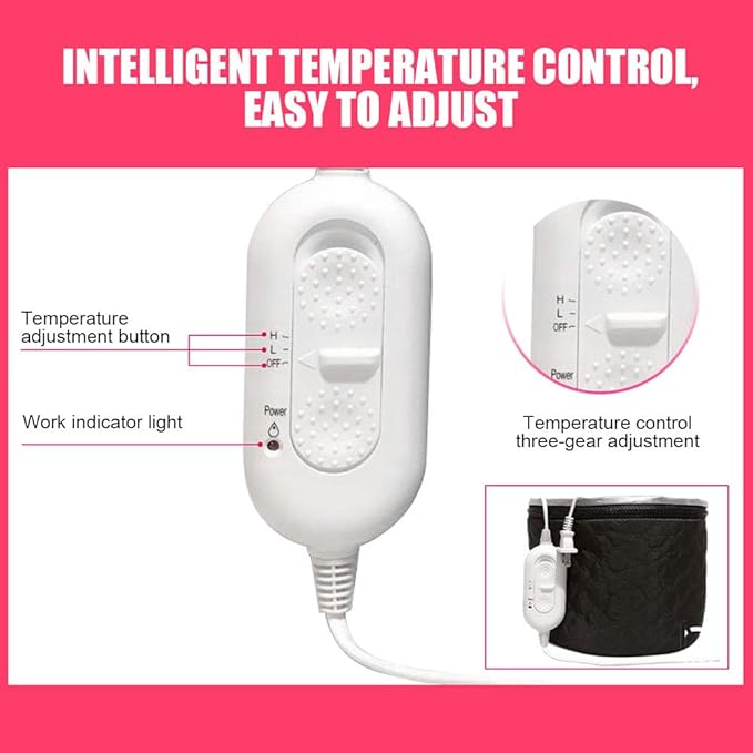 Hair Steamer Cap, Corded Electric Thermal Heat Cap for Deep Conditioning, Hair Care Hat Hair Steamer Thermal Heating Cap For Home Spa(US Plug)