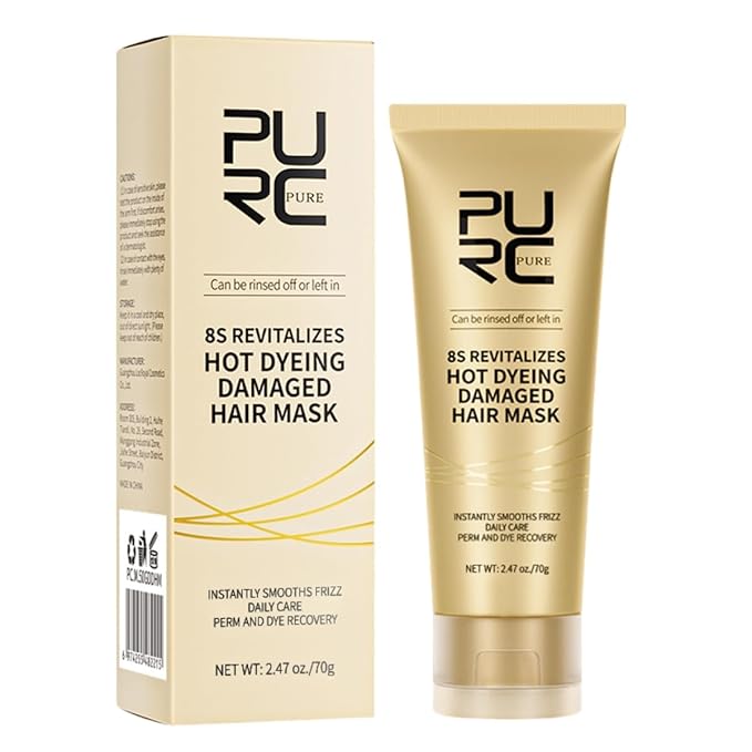PURC 8 Seconds Hair Mask Smoothing Straightening Keratin Hair Treatment Cream Soft Repair Damaged Frizz Professional Hair Care