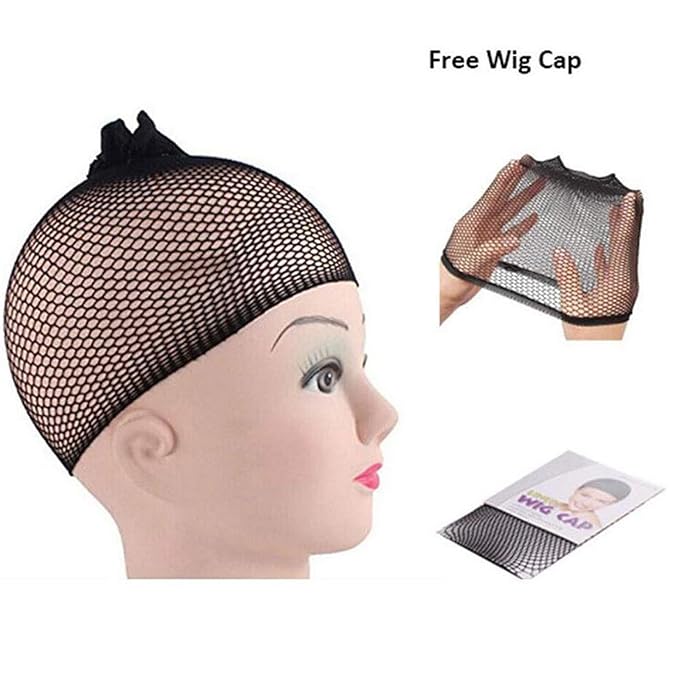 BUFASHION 14" Women Short Rainbow Kinky Straight Cosplay Synthetic Wigs With Air Bangs 46 Colors Available (Rainbow)