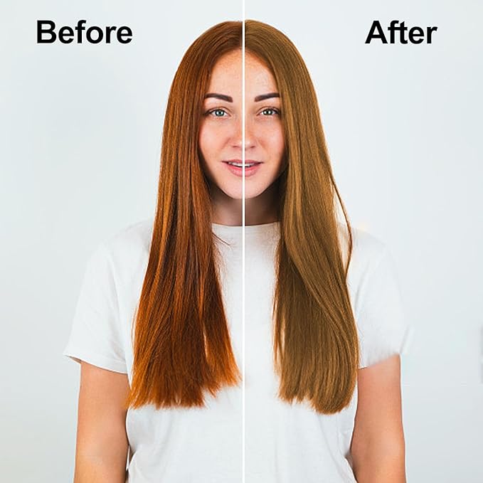 Hair Dye Shampoo 3 in 1, Blonde Brown Hair Dye 16.9 FL Oz, Hair Shampoo, Semi-Permanent Hair Color Shampoo, Lasts 30 Days (Blonde Brown)