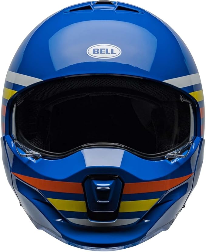 Bell Moto Broozer Prime Gloss Blue Medium
