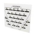 Extension Holder - Wig Sectioning Display Plates, Secure Clip Design, Clip-In Wig Grafting Plate, Time Saving Acrylic Hair Separator Board | Professional Grafting Plate for Hairpieces Home Salon Appl