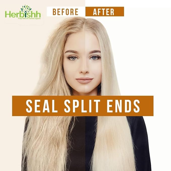 Combo Pack - Herbishh Color Shampoo for Gray Hair + Argan Intense Hair Mask - Long-lasting Dye, Colors in Minutes - Stimulates Dry, Frizzy Hair - 500 ml (Burgundy)