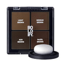 BOLDIFY Hairline Powder Color Sample Kit - Root Touch Up Hair Color for Gray Coverage - Bald Spot Concealing Hair Powder for Women & Men - 24-Hour Stain-Proof - Light + Medium Browns