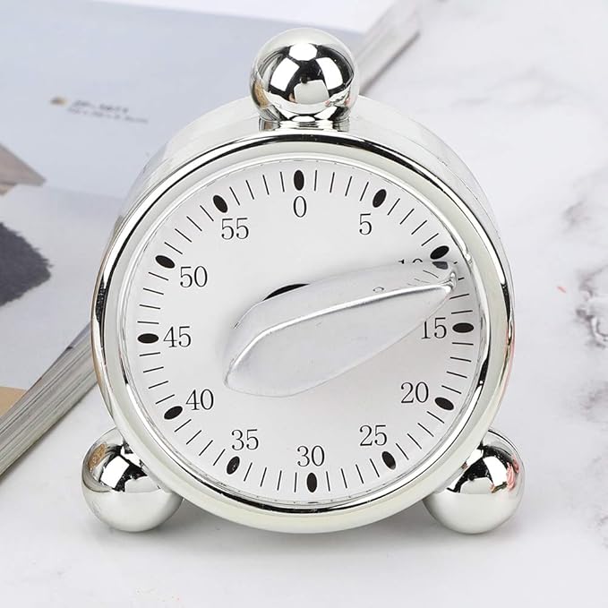 Mechanical Timer Cooking Reminder Precise Alarm Clock Countdown Reminder for Kitchen Hairdressing,Kitchen Timer, Beauty Salon, Hair Color Processing, Cooking, Baking, Kitchen Timer, Mechanical T