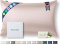 Premium Silk Pillowcase 100% Organic Mulberry Silk, 22 Momme, Grade 6A - Oeko-Tex Certified in Germany - Luxury for Hair & Skin, 1 Piece (Standard Size 20x26 Inches, Heavenly Pink)