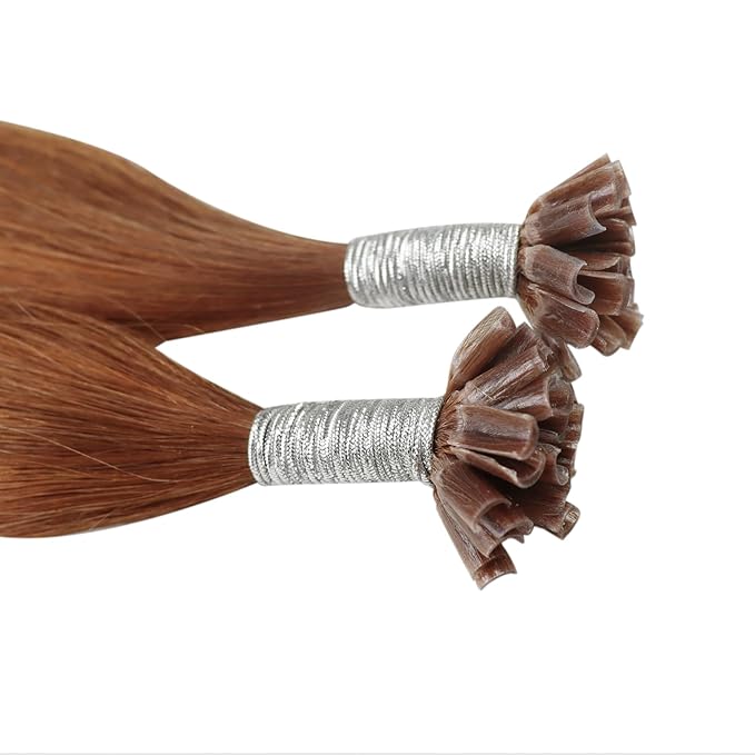 YoungSee U Tip Hair Extensions Copper U Tips Human Hair Extensions Copper Hair Utip 20In 50s/50G