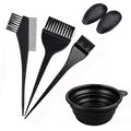 Hair Dye Mixing Bowl and Brush set, 6pcs Hair Dyeing Tool Set, Brush Double-Sided Comb, Dye Brush, Ear Cover, Hair Colouring Tools for Home Salon Beauty