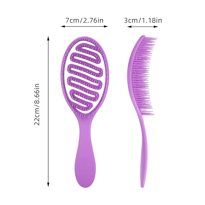 Candy Brush Scented Detangling Hair Brush for Wet or Dry Hair, Professional Vented Brush for Thick, Coarse & Curly Hair for Women and Girl. Eliminates Knots & Scalp Massage, Idea Gift