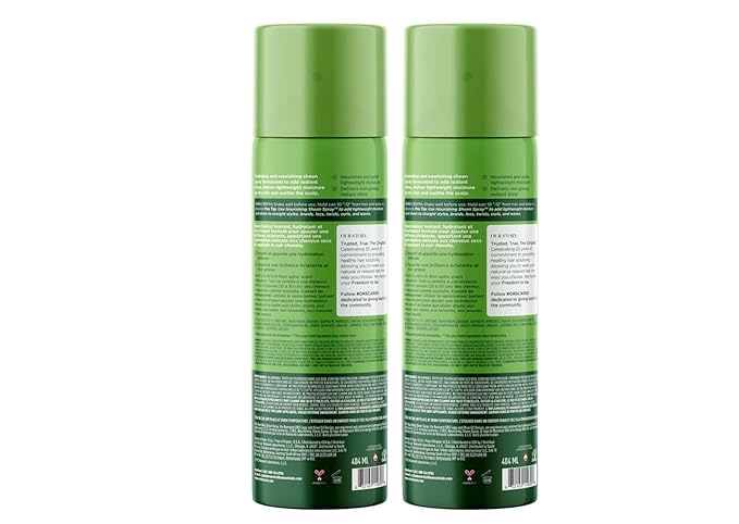ORS Olive Oil Nourishing Sheen Spray infused with Coconut Oil 10 ounces (Pack of 2)