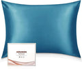 Adubor 100% Silk Pillowcase - Mulberry Silk Pillow Cases, 23 Momme 6A Grade Fibers, Silk Pillow Case for Hair and Skin Health, with Hidden Zipper (King 20''×36'', Peacock Blue, 1PC)