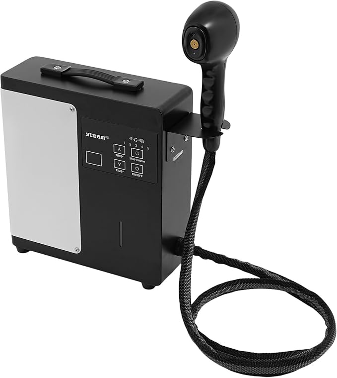 Nano Hair Steamer, 1750W Hair Color Processor Multifunctional Hair Dyeing Machine with External Water Tank & Pipe, Professional Nano Mist Salon Steamer Equipment