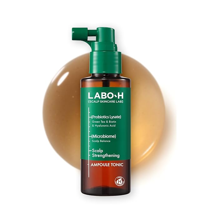 Scalp Strengthening Spray for Hair Growth & Anti-Loss | Vegan Tonic Serum, Instant Cooling & Soothing with Rosemary and Peppermint Oil, Sulfate Free, Korean, 3.38 Fl oz.