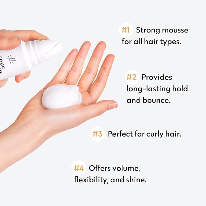 No nothing Very Sensitive Strong Hair Mousse - Volumizing, Hypoallergenic, Fragrance, Paraben & Alcohol Free, Unscented, Gluten & Soy Free - 6.8 oz (New Packaging)
