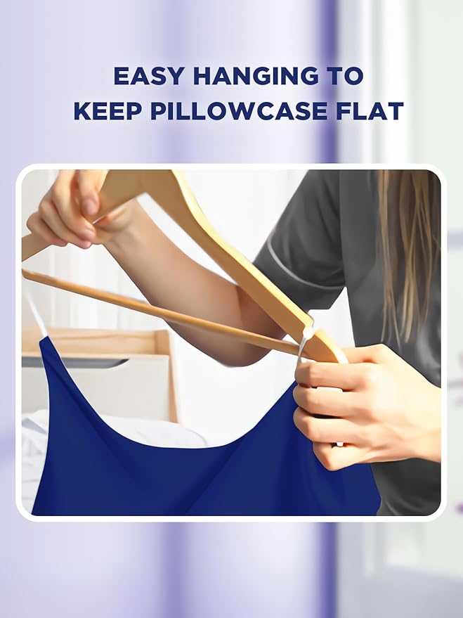 Mulberry Silk Pillowcase for Hair and Skin, SGMSILK 22 Momme Natural Silk Pillow Cases with Zipper, 6A Soft and Smooth Single Sided Pure Silk Pillow Cover (Royal Blue, Queen 20"x30")