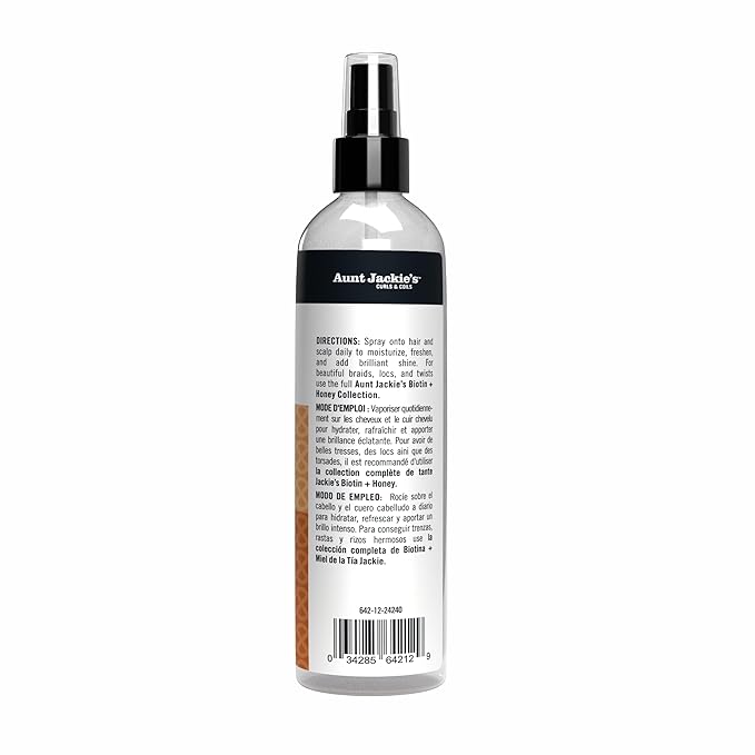 Aunt Jackie's Award-Winning Braid + Twist Collection Oh So Strong Shine Boosting Moisturizer, 12 fl oz