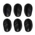 6pcs Earmuffs Heat Protector for Hair Black Ear Cuff Black Hair Dye Ear Protectors for Hair Dryer Ear Protector for Salon Hair Salon Earmuffs Hair Dyeing Supplies Plastic Hairbrush