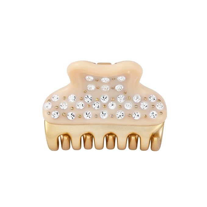 2026 Premium Durable Hair Claw Clip for Women, Original Italian Designed Strong Grip Hair Clips for Normal Fine Thin Hair, No Slip Jaw Clips with Gift Box for Christmas Birthday Girls, 1.7 Inch Beige