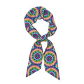 Headband Head Hairband for Women Girls Lady, Fashion Multi Style Neck Scarf Running Workout Sweat Band Headbands NecHairband Neck Sash Hair Decor, Colorful Tie Dye Art