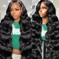 30 Inch 13x6 Body Wave Lace Front Wigs Human Hair Pre Plucked HD Transparent Lace Frontal Wigs Human Hair Glueless Human Wigs with Baby Hair for Women 200% Density