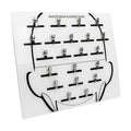 Extension Holder - Styling Extension Holder, Acrylic Hair Separator, Hair Extension Holder Board | Hair Tinsel Organizer, Home And Salon Wig Grafting Plate With Clip For Hairpieces Sectioning Display