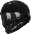 Full Face Motorcycle Helmet for Unisex-Adult Dirt Bike ATV Scooter Cruiser 3/4 Face Motocross Helmet Interchangeable Mouth Cover DOT Approved