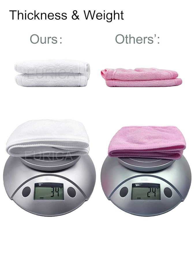 EUICAE Spa Headband, 6 Pack White - Non-slip Stretchable Washable Makeup Headband for Face Wash Facial Treatment, Fits All, Workout, Yoga, Gym, Salon, Home Use