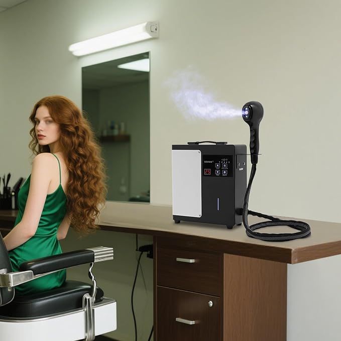 Professional Nano Hair Steamer,Micro Mist Hair Care Sprayer with Digital Display,Nano Spray Hair Care Machine for Salon & Home Use