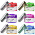 Temporary Hair Color Chalk, Hair Wax Color For Gifts, Birthday,Party, Cosplay DIY, Halloween, Christmas (6, Red Pink Gold Blue Green Purple)