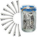 HiJeaton 90Pcs Alligator Hair Clips for Bow Making, 4.6cm/1.8" Metal Gator Clips, Large Plain DIY Supplies for Crafts and Hairdresser