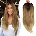 Isaic Hair Toppers for Women 24 Inch Synthetic Hair Pieces, 360° Clips In and Adjustable Bandage Layered Toppers, Toppers Hair Pieces Add Volume for Thinning Hair and Daily Use (Ombre Blonde)