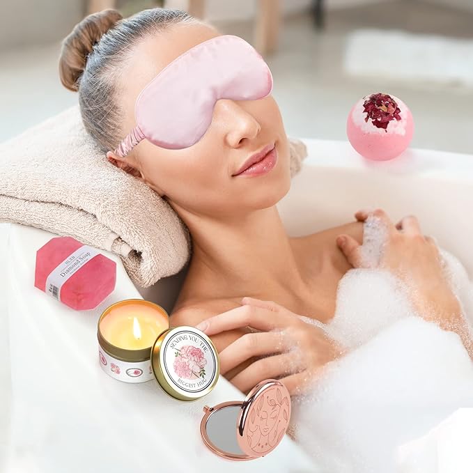 Christmas Gifts for Women, Birthday Gifts for Women Unique, Get Well Self Care Gift Basket-Anniversary Thank Friendship Retirement Spa Relax Gift Set Care Package for Mom Friend Sister Grandma Wife