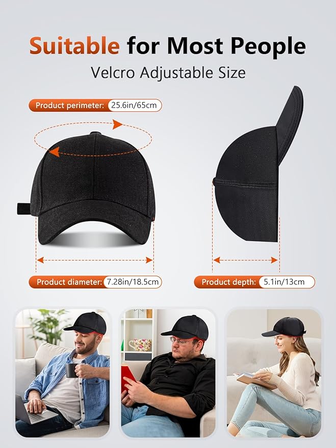 Red Light Therapy Cap for Hair Growth, Infrared Red Light Therapy Hat for Men & Women Thinning Hair Regrowth with 660nm 850nm 940nm Wavelengths, Includes Timer & Controller
