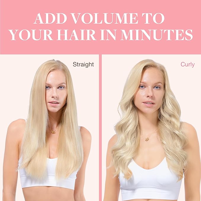 GOO GOO Clip in Hair Extensions Real Human Hair, Remy Human Hair Extensions Clip ins for Women, Natural Human Hair, 14inch 120g 7Pcs, #R7/60F