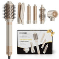 6-in-1 Hot Air Styler – Hair Dryer & Versatile Air Styler with Straightener, Auto Curler, Volumizing Brushes, Frizz-Free Hair Styler for Straighting, Curling, Smoothing & Adding Volume, Gift for Women