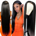 13X6 Lace Front Wigs human hair, 100% Real Human Hair,[More 1 Year Life,210-310g], Straight Wigs Human Hair Pre Plucked Glueless Wigs Human Hair for Women (26Inch)