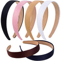6 Pcs 1 Inch Thick Headbands for Women, Fashion Wide Headbands for Women, Trendy Elastic Cute Headband, Fall Head Bands for Women's Hair (6 Colors)