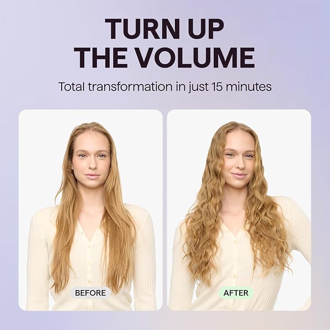 Wavytalk Power Wave Hair Crimper, Curling Iron Hair Crimper Waver, Ventilation Design for Less Damage, Ionic Reduces Frizz, Effortless-Curler, Dual Voltage Crimping Iron, Pink