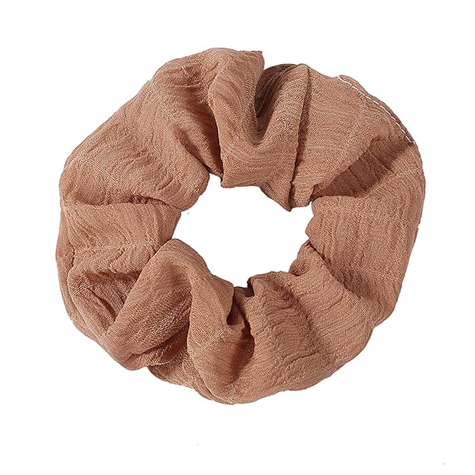 Chiffon Bandana Scrunchies for Women - 6PCS Hair Ties and Accessories