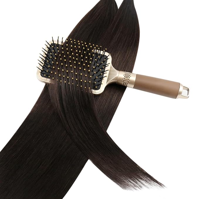 YoungSee U Tip Hair Extensions Brown U Tips Hair Extensions Real Human Hair Darkest Brown 18In 1G/S 50G